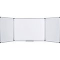 Tosafos Mastervision Trio Magnetic Whiteboard, White TO2490515